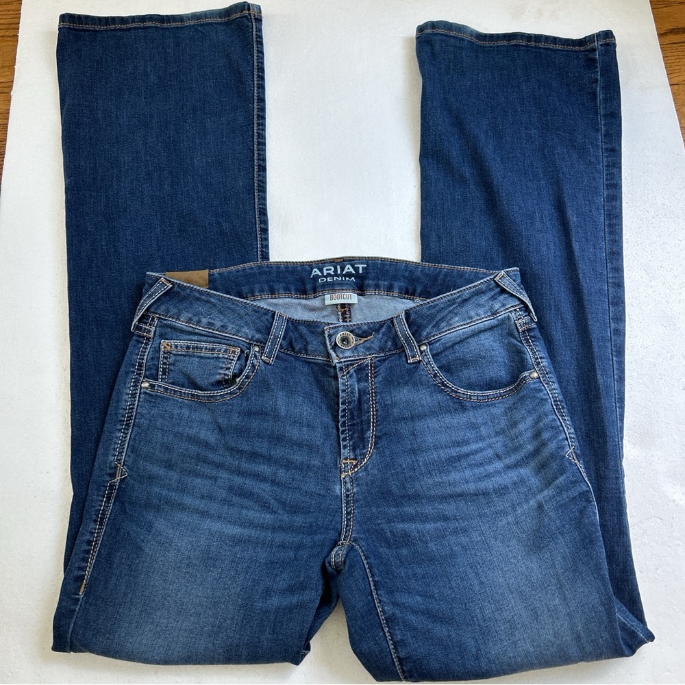 Ariat bootcut women's blue jeans denim #denim #western